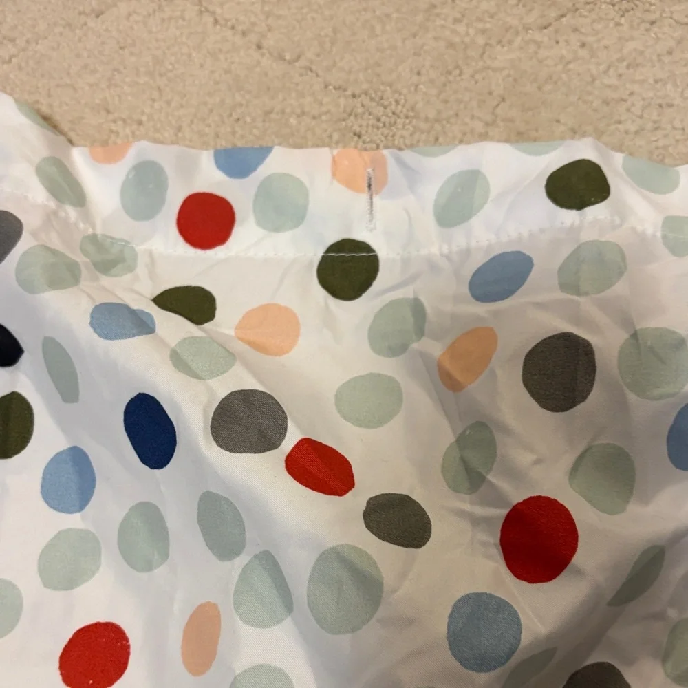 Target Standard Shower Curtain/Liner Polka Dot Multicolor New Without Box